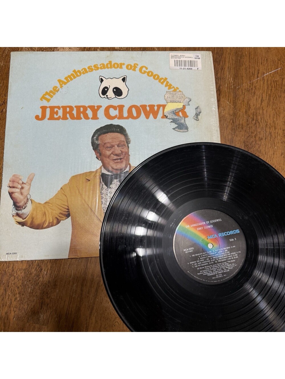 Jerry Clower The Ambassador of Goodwill LP MCA-2205 1976 Comedy Vinyl PlayTested